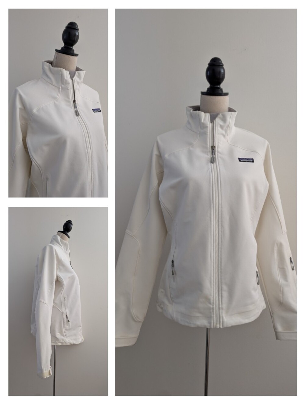 Like New Patagonia Women's White Guide Softshell Jacket Size M